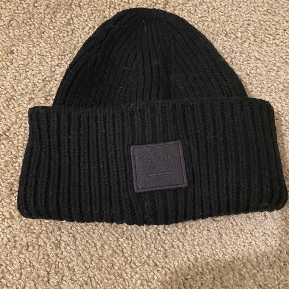 Acne studios beanie black